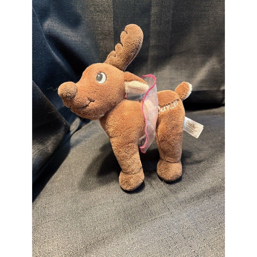 Dan Dee Dancer Reindeer 9” Plush Stuffed Animal Toy 2009 Christmas Holiday Tutu